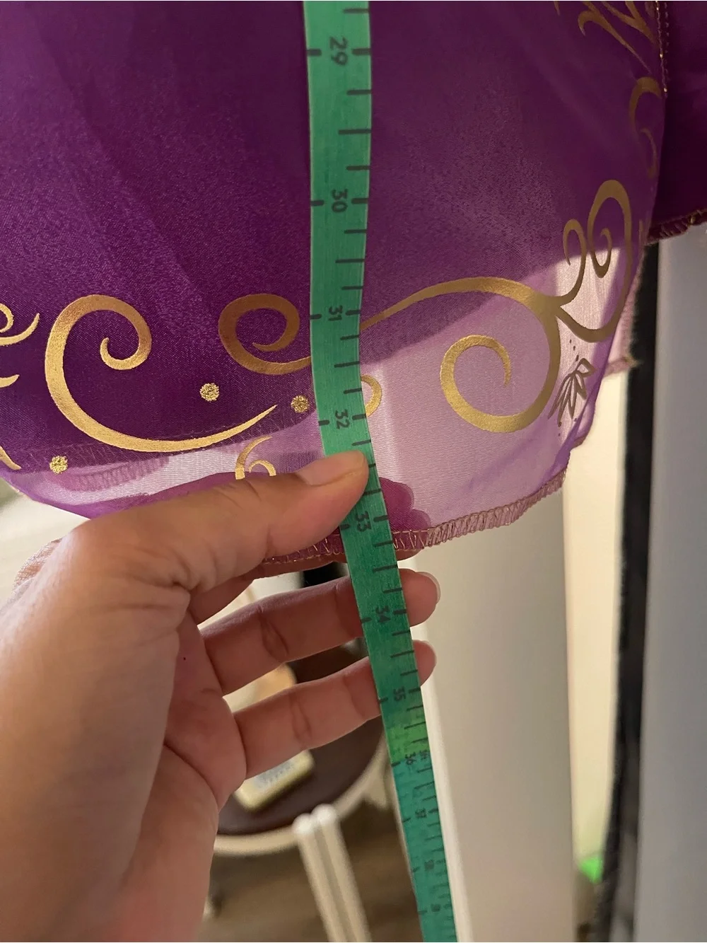 Disney’s Rapunzel Purple and Gold Princess Costume Dress size 4/6